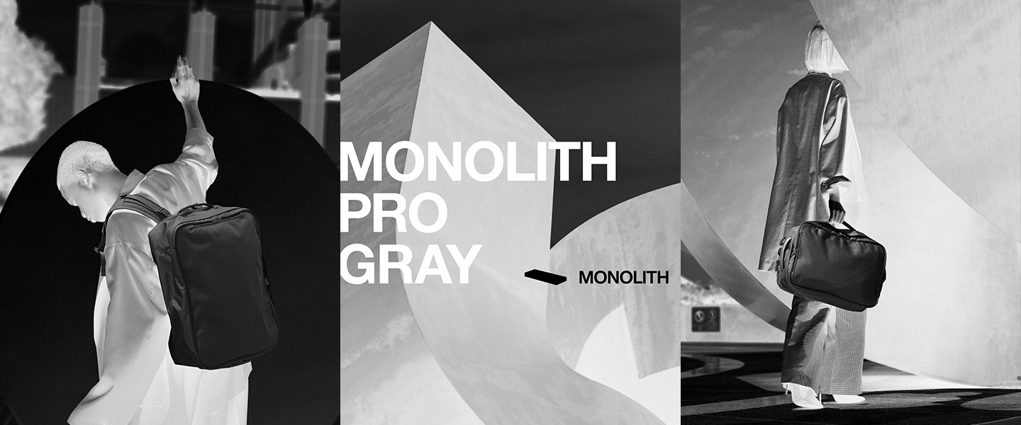 【美品】MONOLITH BACKPACK PRO S 限定カラー グレー Monolith モノリス backpack pro S グレー（モノリス⁄MONOLITH